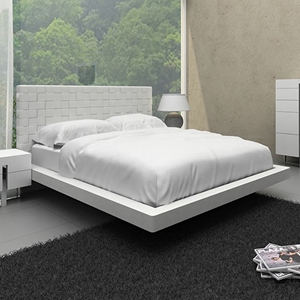 Modrest Voco Platform Bed - White 