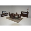 Modrest Aura Modern Floating Rectangular Dining Table - Tobacco - VIG-VGCNAURA-D10501-TOBC