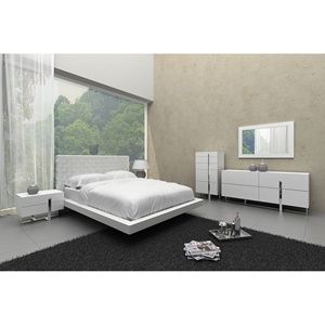 Modrest Voco 5 Pieces Bedroom Set - White 