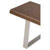 Modrest Byron Modern Dining Bench - Walnut - VIG-VGCSBS-16086