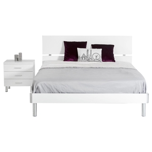 Modrest Bravo 2 Pieces Modern Bedroom Set - White 