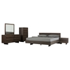 Modrest Selma 6 Pieces Bedroom Set - Dark Oak - VIG-VGEDSELMA-SET