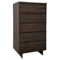 Modrest Selma Chest - Dark Oak, 5 Drawers