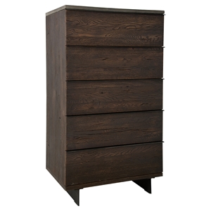 Modrest Selma Chest - Dark Oak, 5 Drawers 