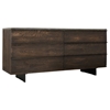 Modrest Selma Dresser - Dark Oak, 6 Drawers - VIG-VGEDBB16003