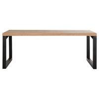 Modrest Reese Dining Table - Oak, Black