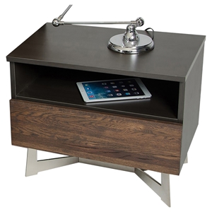 Modrest Wharton Nightstand - Dark Oak 