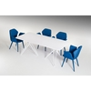 Modrest Harmony Modern Glass Dining Table - White - VIG-VGEUMC-6105DT