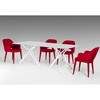 Modrest Harmony Modern Glass Dining Table - White - VIG-VGEUMC-6105DT