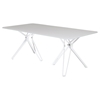 Modrest Harmony Modern Glass Dining Table - White - VIG-VGEUMC-6105DT