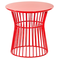 Modrest Graph End Table - Red