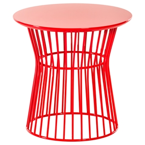 Modrest Graph End Table - Red 