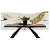 Modrest Norse Modern Rectangular Coffee Table - Brown and Black - VIG-VGEWF1196-2AA