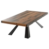 Modrest Norse Modern Rectangular Coffee Table - Brown and Black - VIG-VGEWF1196-2AA