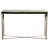 Modrest Santiago Modern Console Table - Brown and Chrome - VIG-VGEWF7093AB