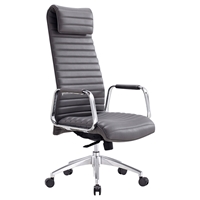 Modrest Mayer High-Back Office Chair - Gray