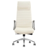 Modrest Mayer Office Chair - White, High Back - VIG-VGFU9186-WHT