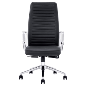 Modrest Barra Modern High Back Office Chair - Black 