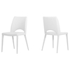 Modrest Yael Dining Chair - White (Set of 2) - VIG-VGGLDC-G491-WHT