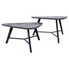 Modrest Fekner Modern 2 Pieces Coffee Table Set - Gray - VIG-VGGRFEKNER