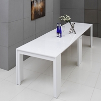 Modrest Morph Compact Extendable Dining Table - White