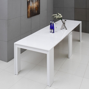 Modrest Morph Compact Extendable Dining Table - White 