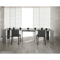 Modrest Morph Compact Extendable Dining Table - Gray