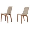 Modrest Liev Modern Leatherette Dining Chair - Beige (Set of 2) - VIG-VGGU8992CH