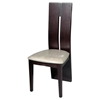 Modrest Waves Dining Chair - Cream, Wenge (Set of 2) - VIG-VGGUJK414SCH-WNG