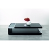 Modrest Gemstone Modern Rectangular Coffee Table - Black Oak - VIG-VGHB112A-OAK