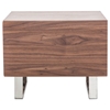 Modrest Avis Modern End Table - Walnut - VIG-VGHB136B-WAL