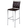 Modrest Shasta Bar Stool - Brown, Chrome (Set of 2) - VIG-VGHR5011B-BRN