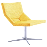 Divani Casa Pico Lounge Chair - Yellow