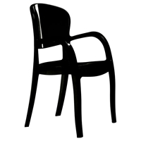 Modrest Temptress Dining Chair - Black