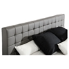 Modrest Gemma Modern Leatherette Bed - Gray - VIG-VGJY239B-T-GRY