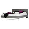 Modrest Gemma Modern Leatherette Bed - Gray - VIG-VGJY239B-T-GRY