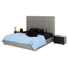 Modrest Messina Platform Bed - Lift Storage, Gray - VIG-VGJYMESSINA