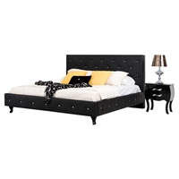 Modrest Monte Carlo Bedroom Set - Black