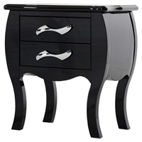 Modrest Monte Carlo Nightstand - Black