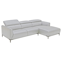 Divani Casa Belfast Sectional Sofa - Gray