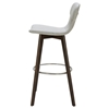 Modrest Zach Modern Bar Stool - Light Gray, Chrome - VIG-VGKKY1252-LTGRY