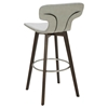 Modrest Zach Modern Bar Stool - Light Gray, Chrome - VIG-VGKKY1252-LTGRY