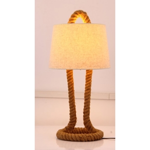 Modrest Bowen Modern Rope Table Lamp - Brown 