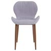 Modrest Shelby Dining Chair - Gray, Walnut - VIG-VGLCLDC389-GRY