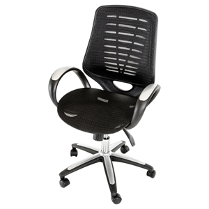 Modrest Adams Modern Office Chair - Black 