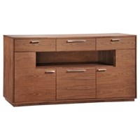 Modrest Jett Buffet - 4 Drawers, Walnut