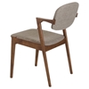 Modrest Skylar Dining Chair - Sesame, Walnut - VIG-VGMAMI-348-SES