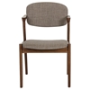 Modrest Skylar Dining Chair - Sesame, Walnut - VIG-VGMAMI-348-SES