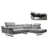 Divani Casa Gaviota Sectional Sofa - Gray - VIG-VGMB-1617-GRY