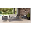 Renava Cabo 4 Pieces Outdoor Sofa Set - Beige and Black - VIG-VGMGCABO